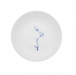 Cosmopolitan Blue Orchid Dessert Plate  Decor: Blue Orchid White
Designer / Artist: Markus Hilzinger
Year of Creation: 2012
Materials: Porcelain
Height: 2.4 cm
Diameter: 22.5 cm
Weight: 405 g 